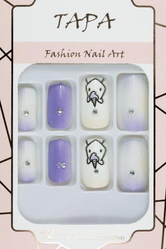 Pattern Fashion Fake Nails