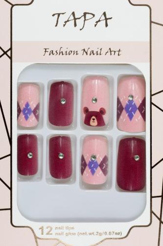 Pattern Fashion Fake Nails