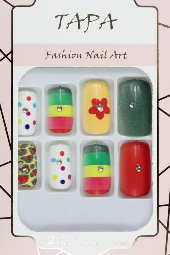 Pattern Fashion Fake Nails